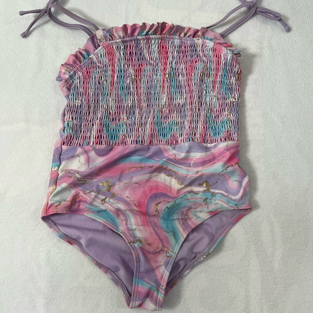 Colorful Kids Swim One Piece